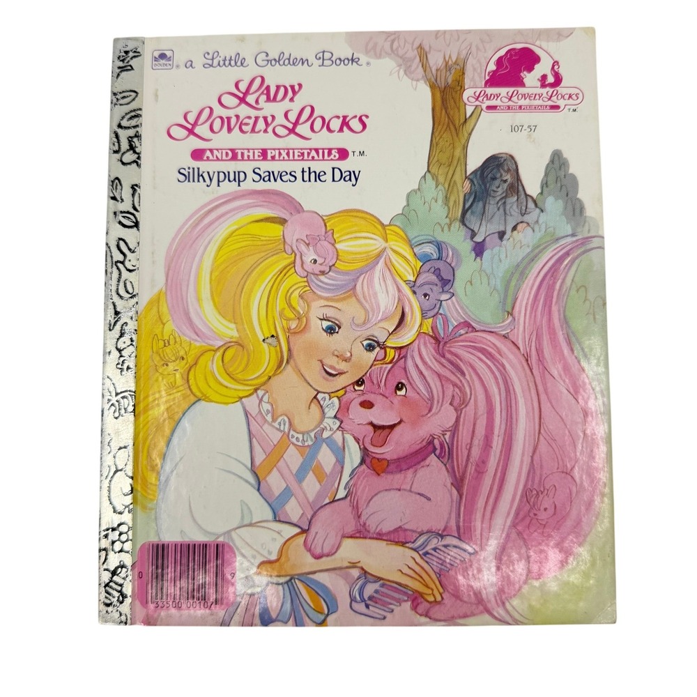 Vintage 1987 Lady LovelyLocks Silkypup‎ Saves the Day Little Golden Book